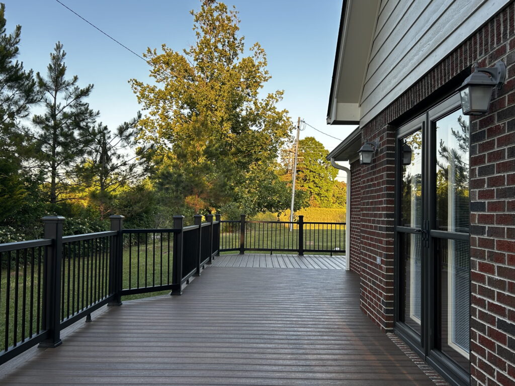 Trex composite decking installation by R&Z Construction