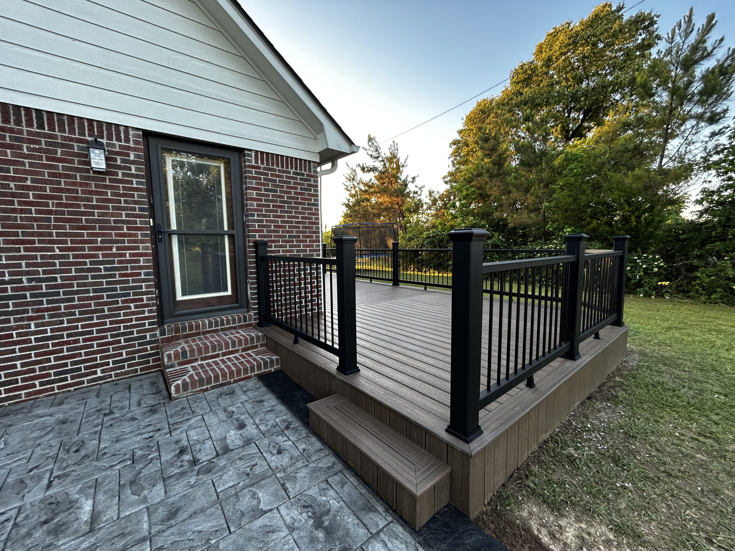 Custom residential deck project by R&Z Construction